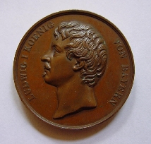 Bronzemedaille der Bayerischen Industrieausstellung 1834